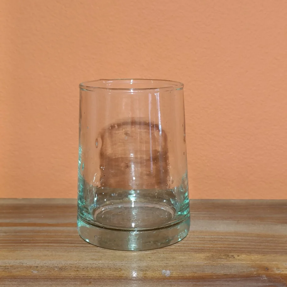 Trinkglas 7x9cm sea blue