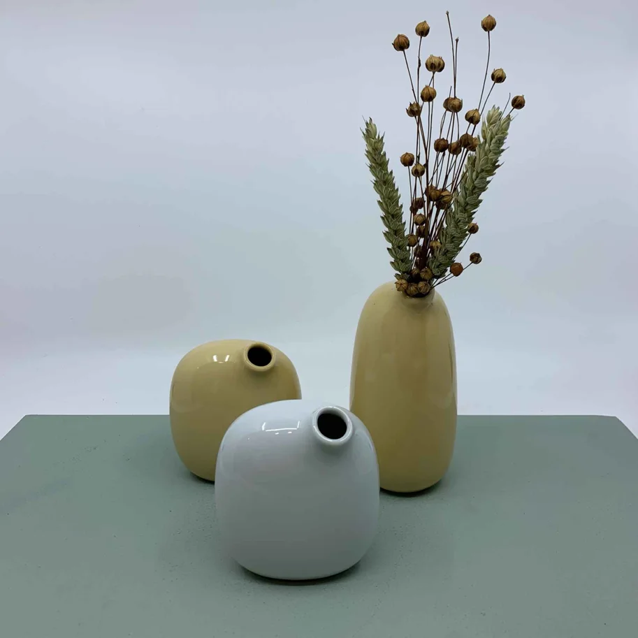 Sacco Vase  03 gelb