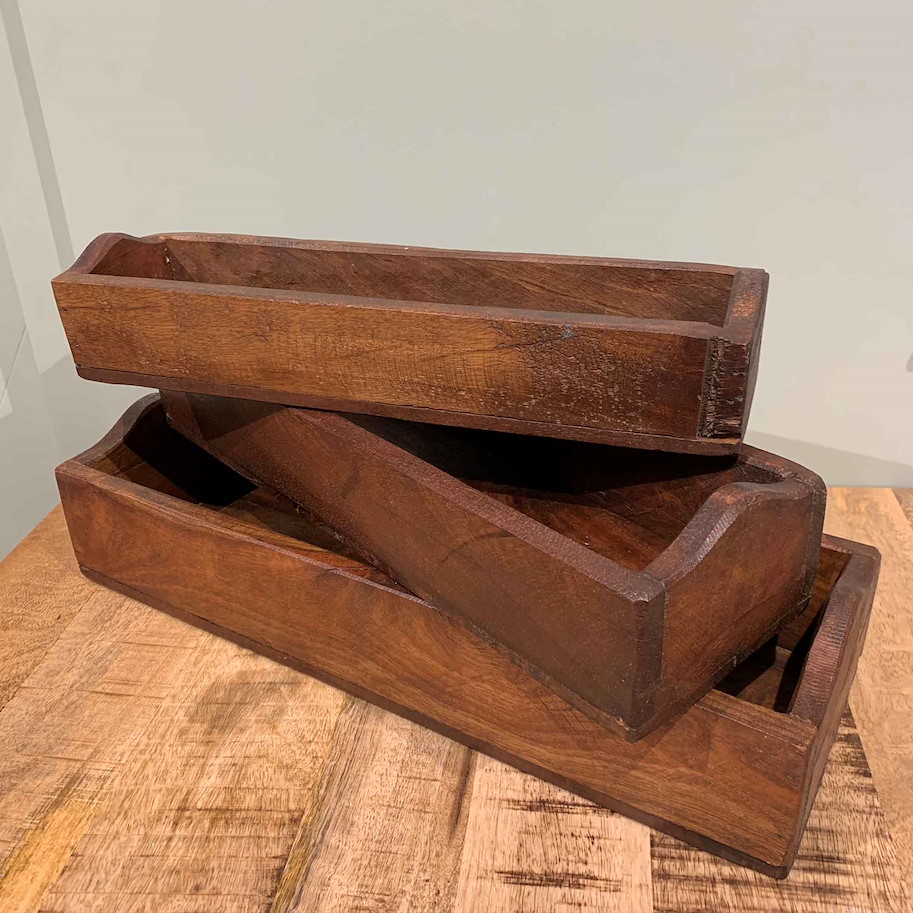 Holzbox 35.5x9.5x6.5cm