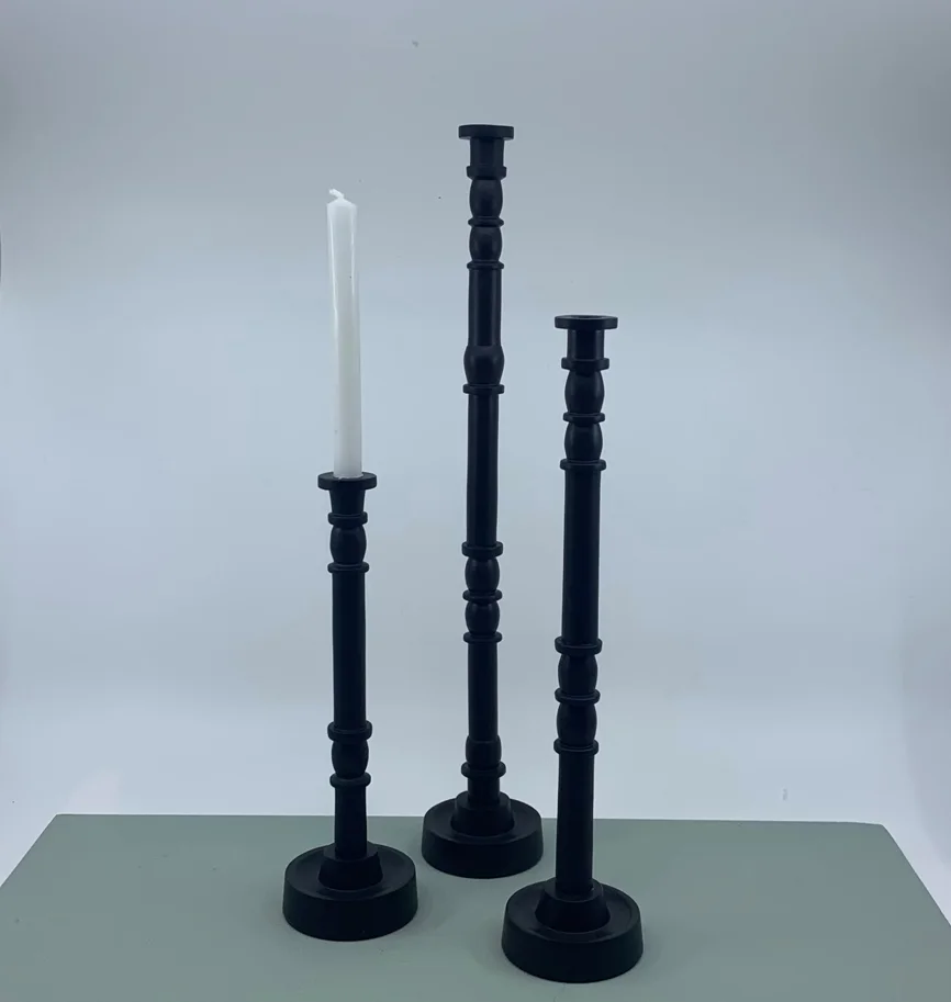Kerzenständer 20cm schwarz
