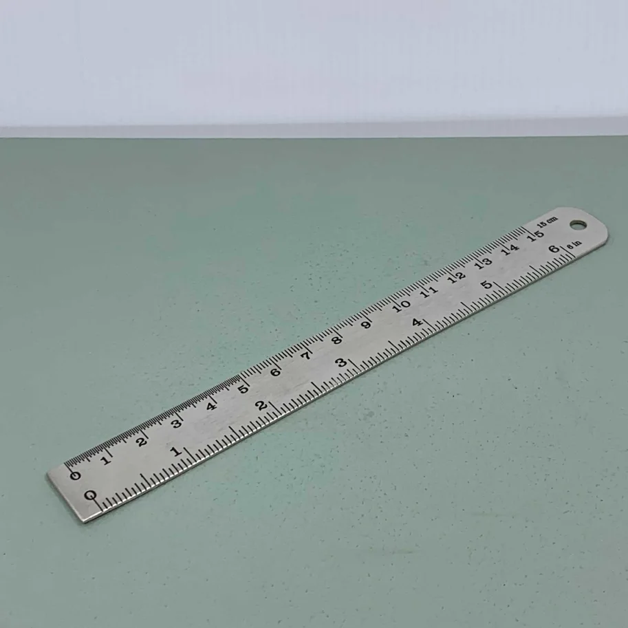 Massstab silver 15cm