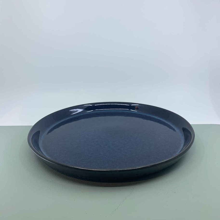 Speiseteller 27cm schwarz/dunkelblau