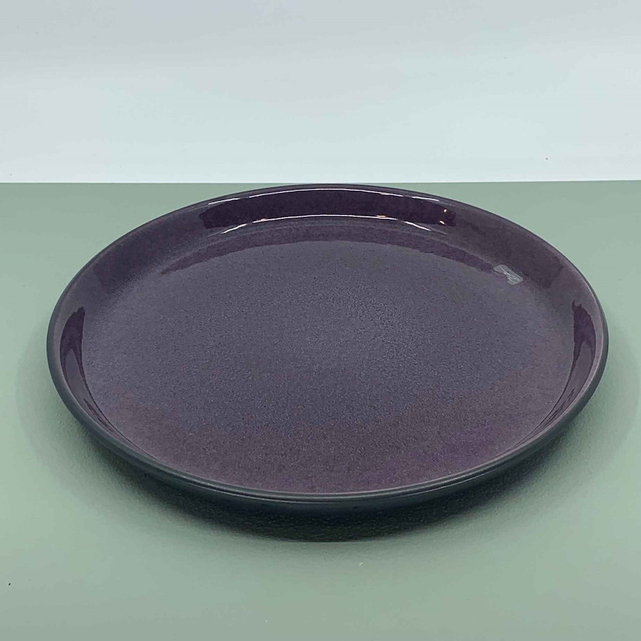 Dessertteller 21cm schwarz/violett