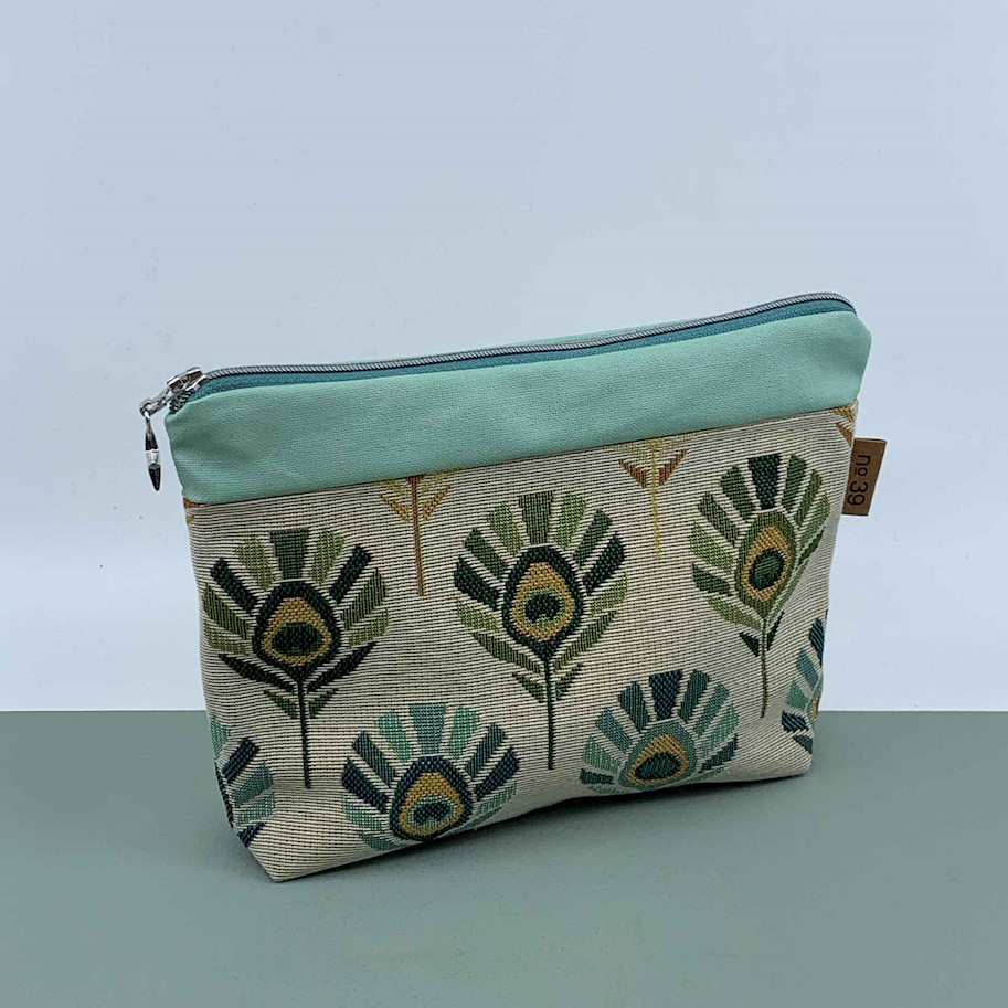 Necessaire gross Pfauenauge