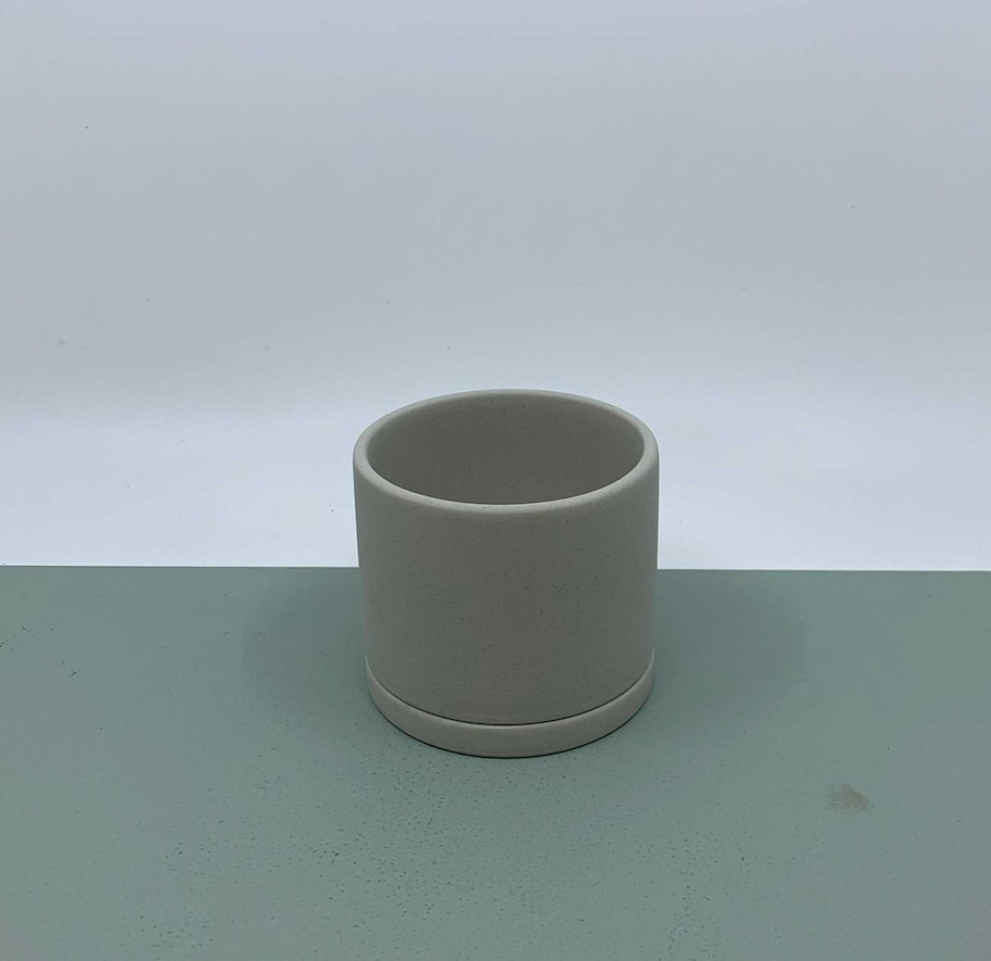 Pflanzentopf 8.5cm grau