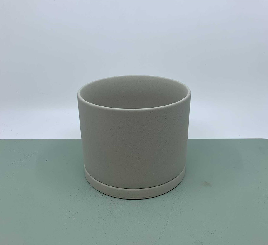 Pflanzentopf 10.5cm grau