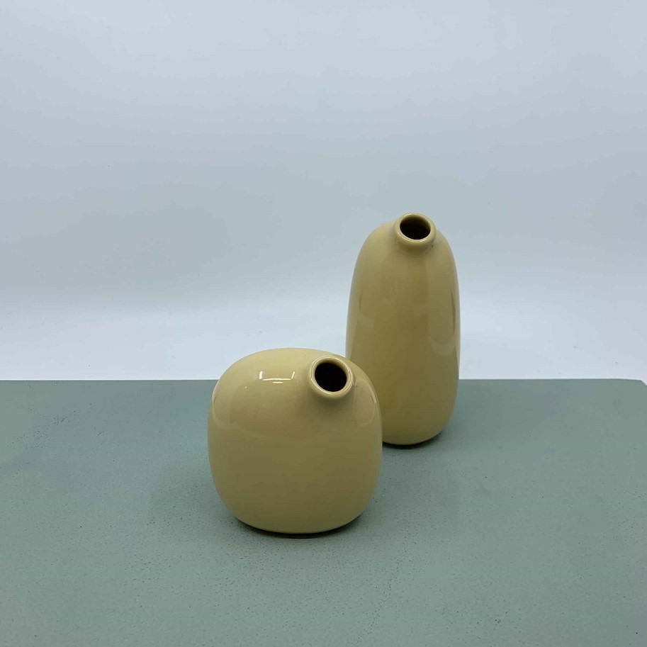 Sacco Vase  02 gelb