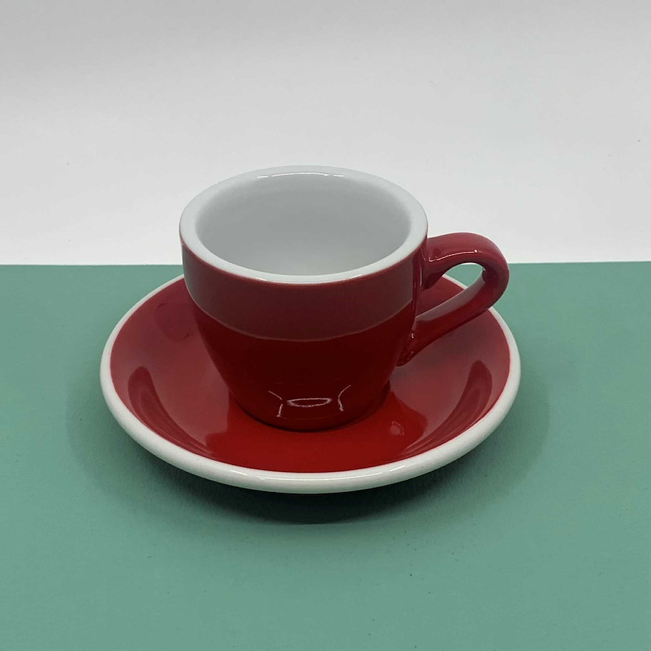 Espressotasse 80ml rot