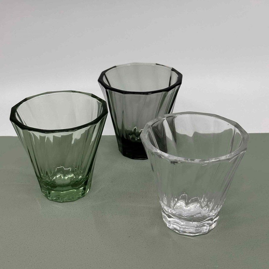 Glas twisted black