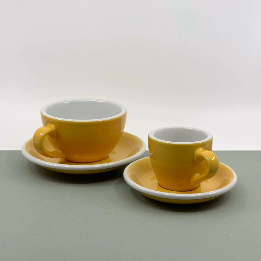 Espressotasse 80ml gelb