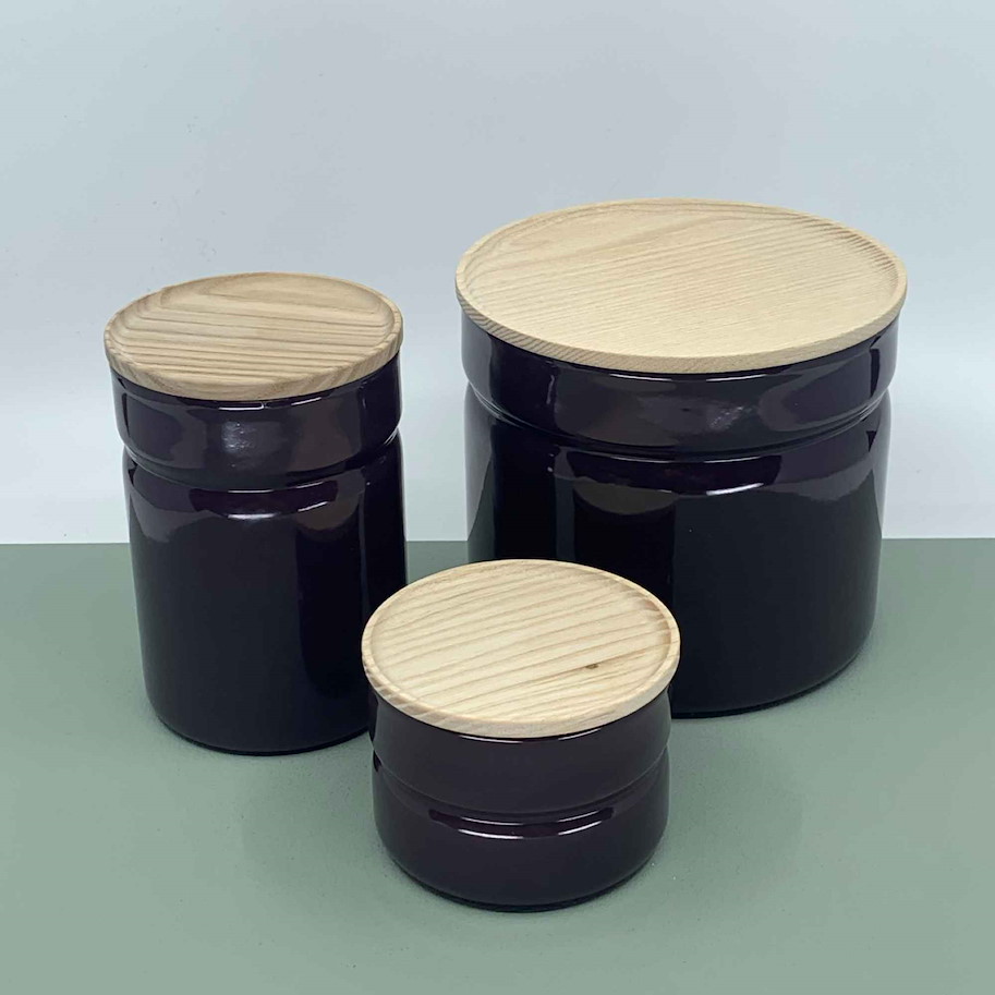 Vorratsdose 230 ml aubergine