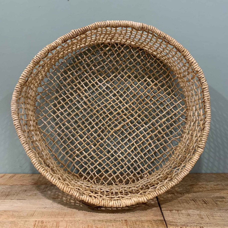 Korb natur L 54 x 54 x 14 cm