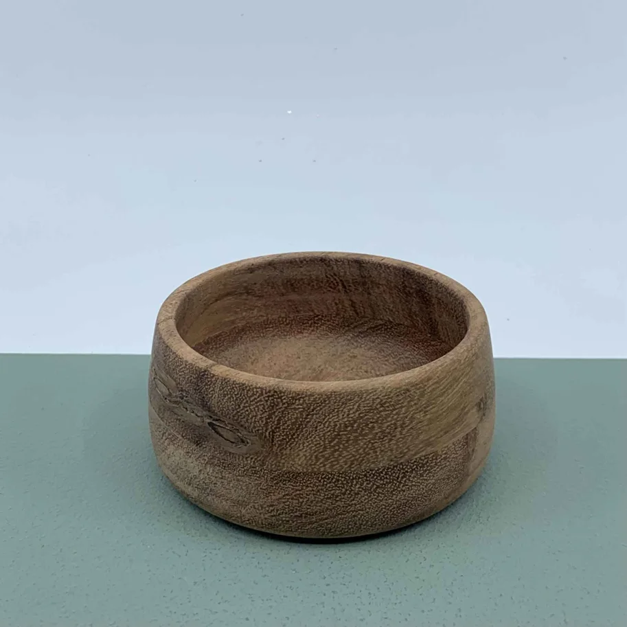 Holzschale D:7cm hell