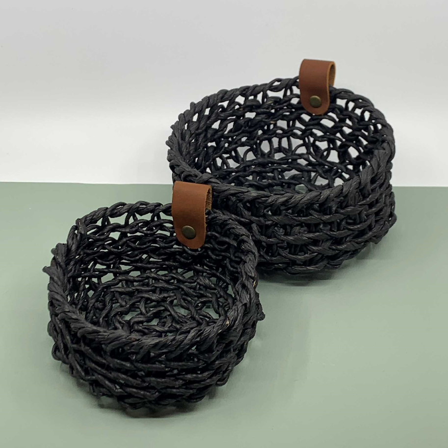 Korb 14x7cm schwarz