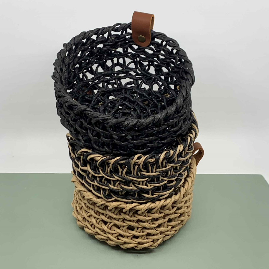 Korb 17x8cm schwarz 