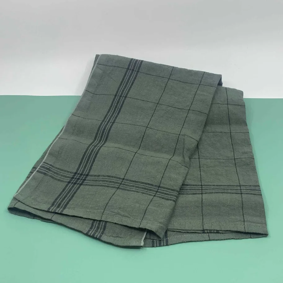 Geschirrtuch Bistro 100% Leinen olive (Rosmarin)