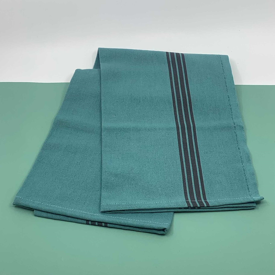 Geschirrtuch Piano Baumwolle Leinen petrol (Mineral blue)