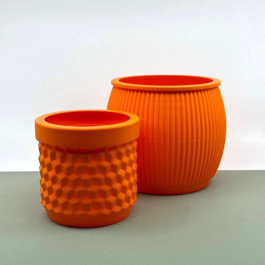 Topf klein orange