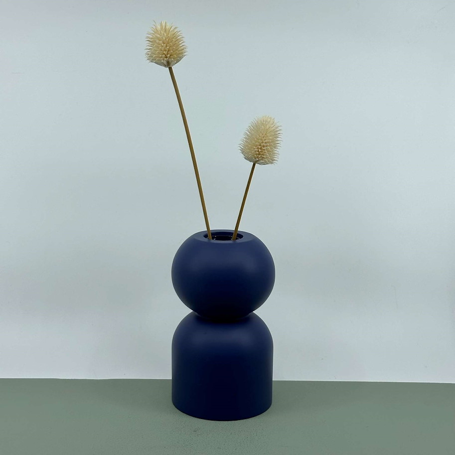 Vase blau