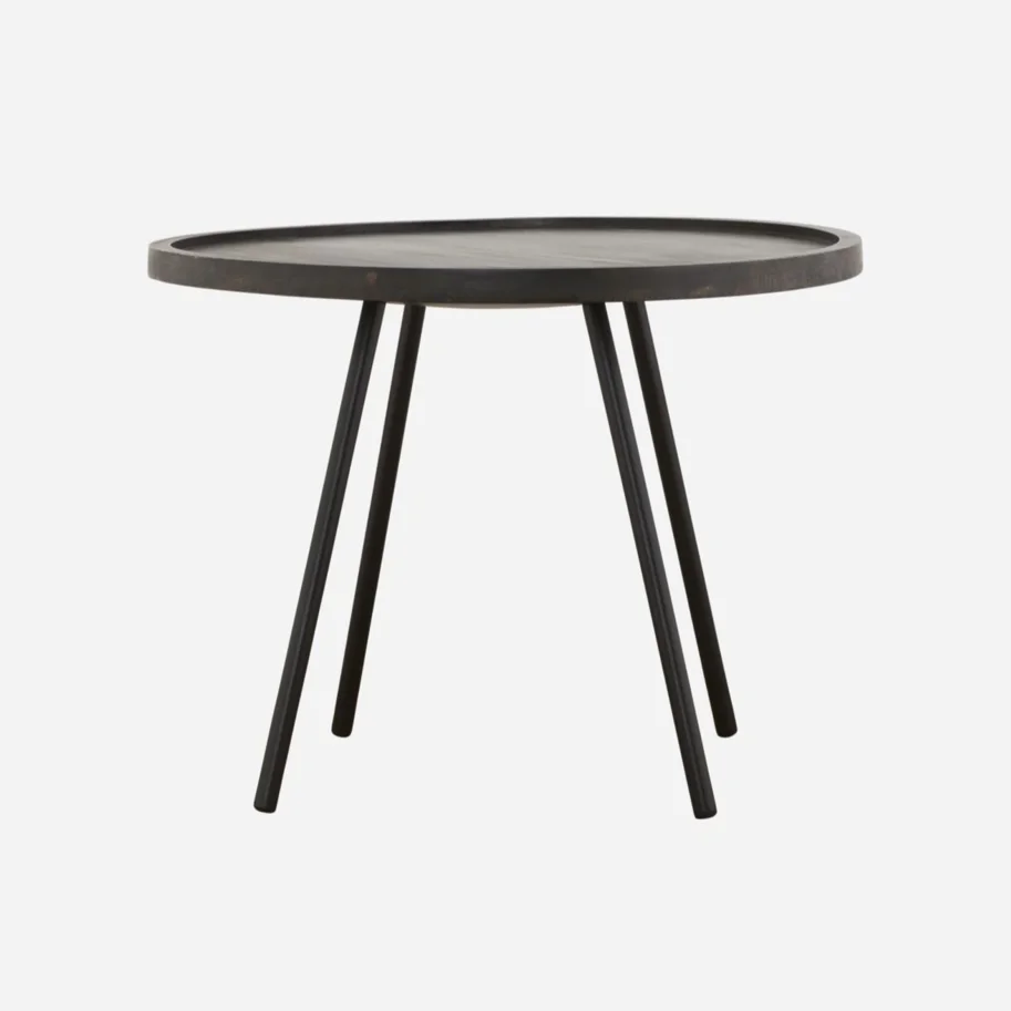 Beistelltisch schwarz D:50cm