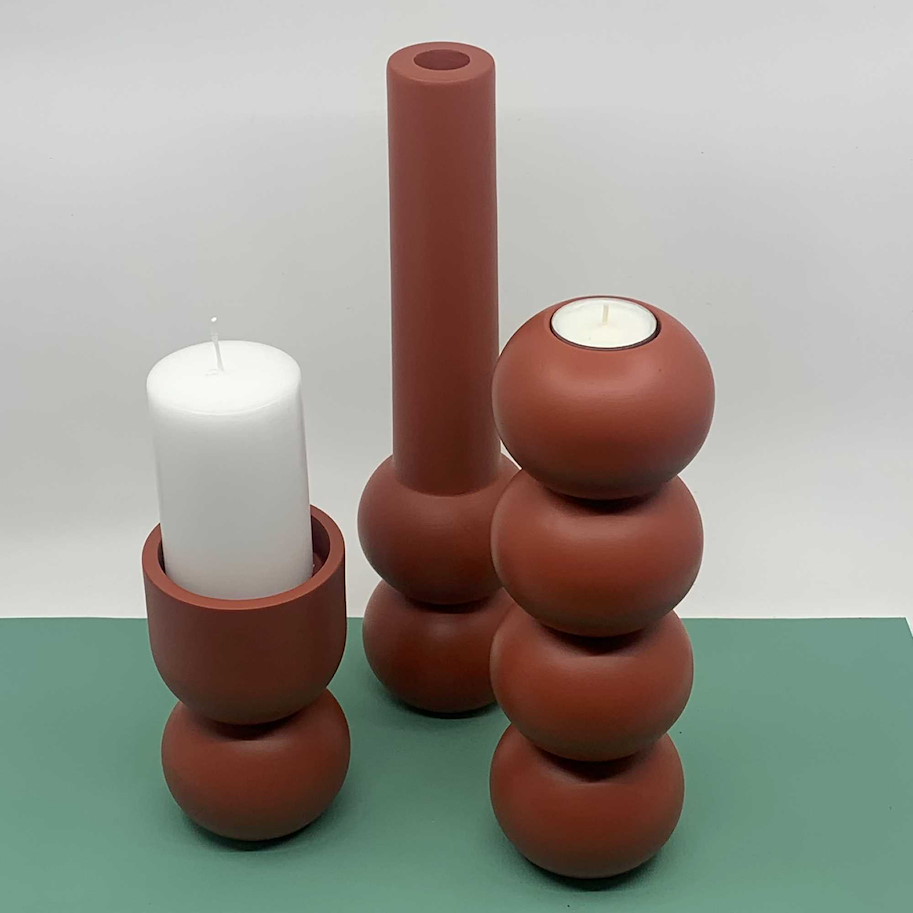 Kerzenhalter Kegelform