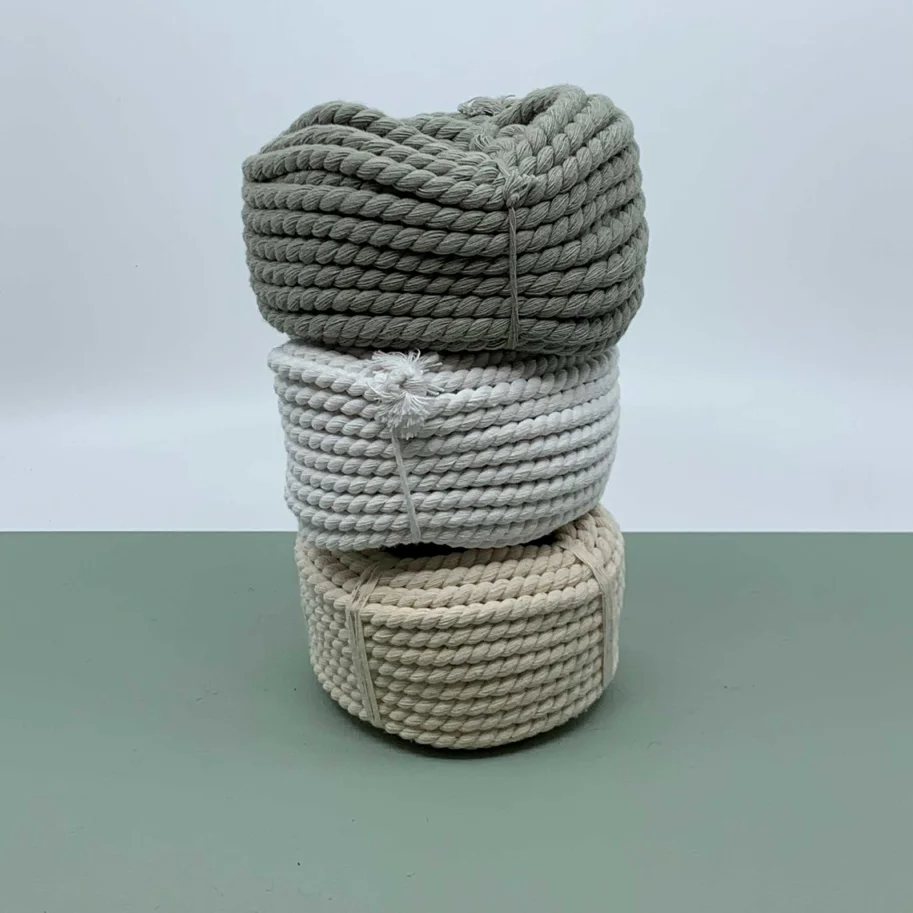 Baumwollkordel 10mx6mm beige