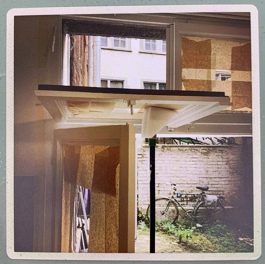 Karten 105x105cm Fenster