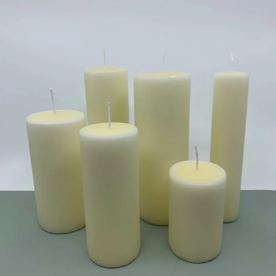 Kerze creme 6x20cm