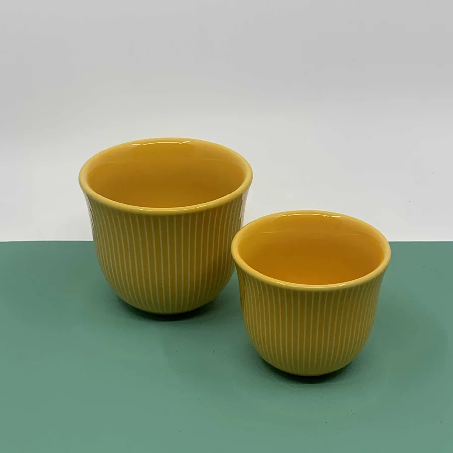 Espressotasse 80ml gelb