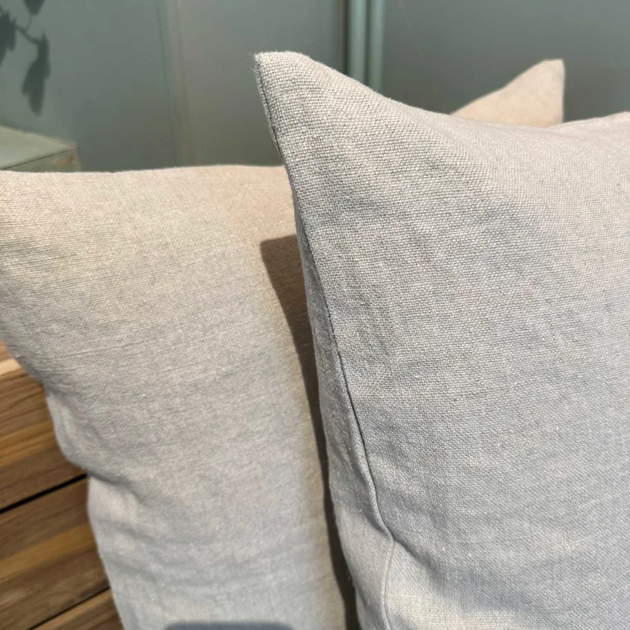 Kissenbezug 100% Leinen beige