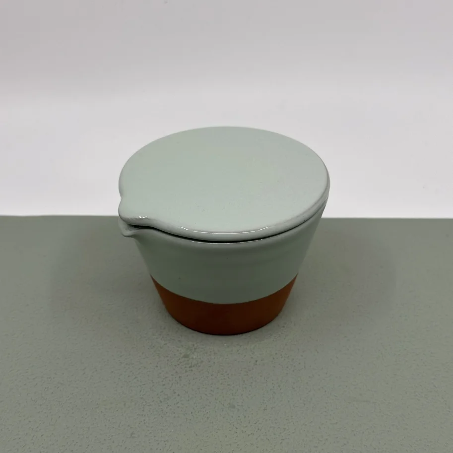 Zuckerdose mit Deckel D8x6cm phoenix