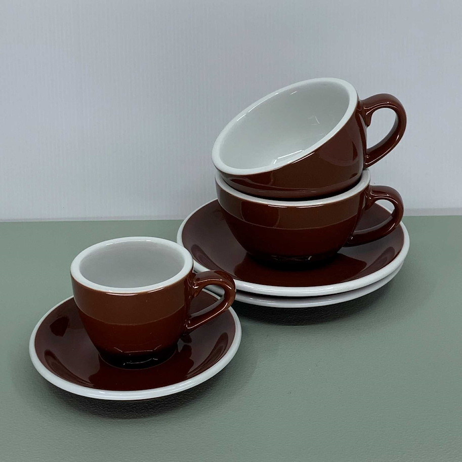 Espressotasse 80ml braun