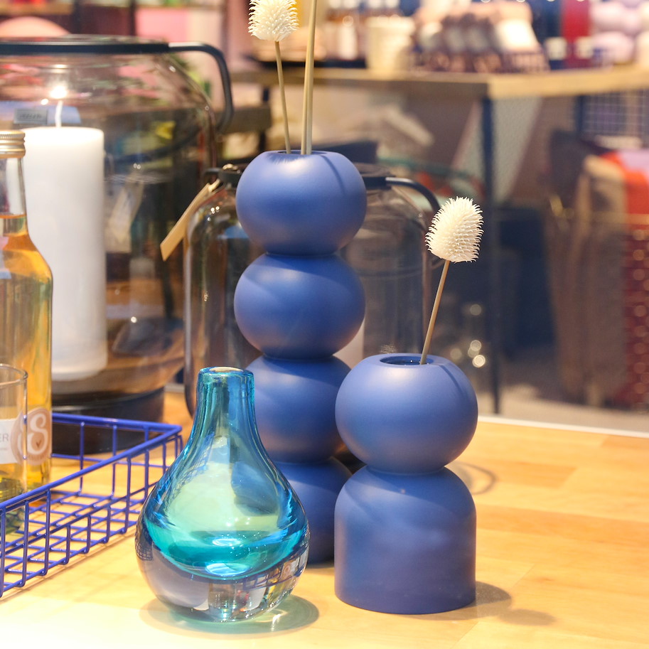 Vase blau