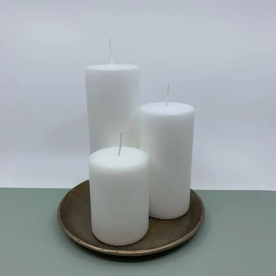 Kerzen-Teller 19cm messing