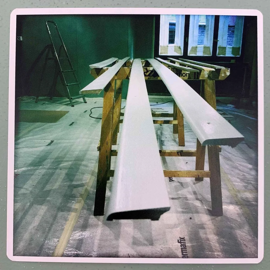 Karten 105x105cm Latten