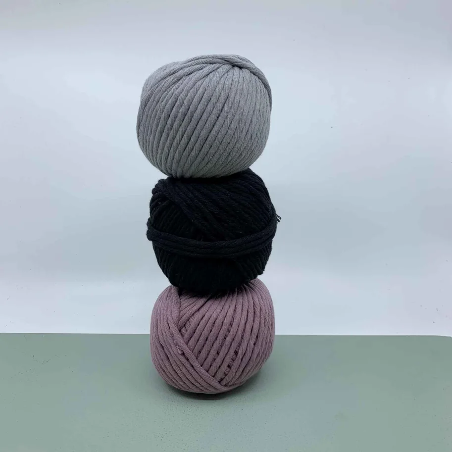 Macramekordel 50mx5mm schwarz