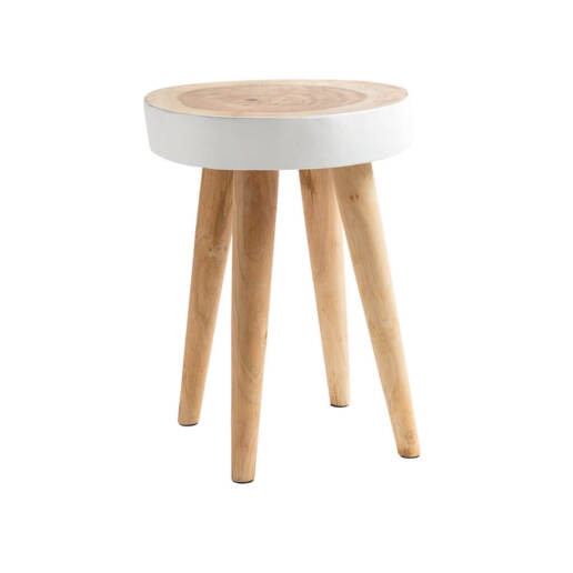 Hocker Holz weiss