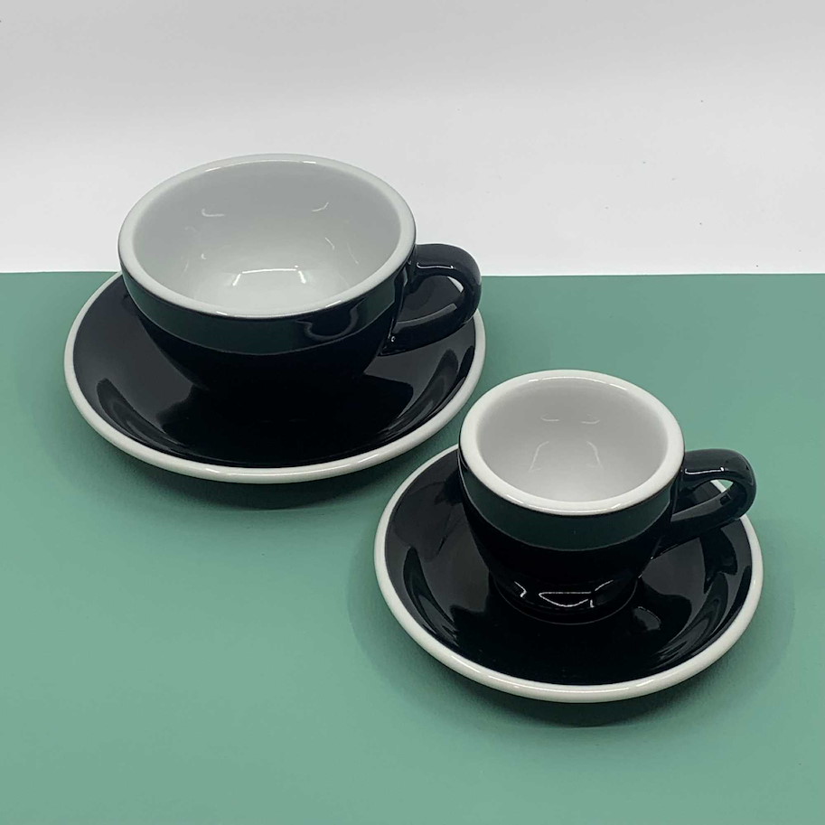 Espressotasse 80ml schwarz