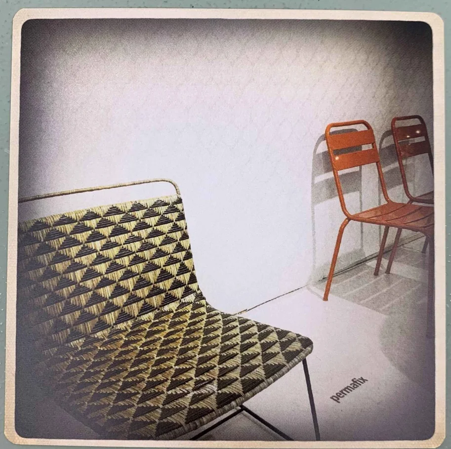 Karten 105x105cm Sessel