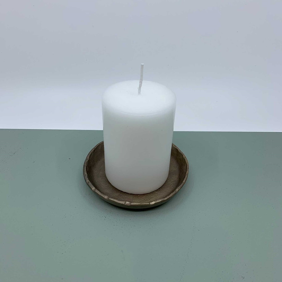 Kerzen-Teller11.5cm messing