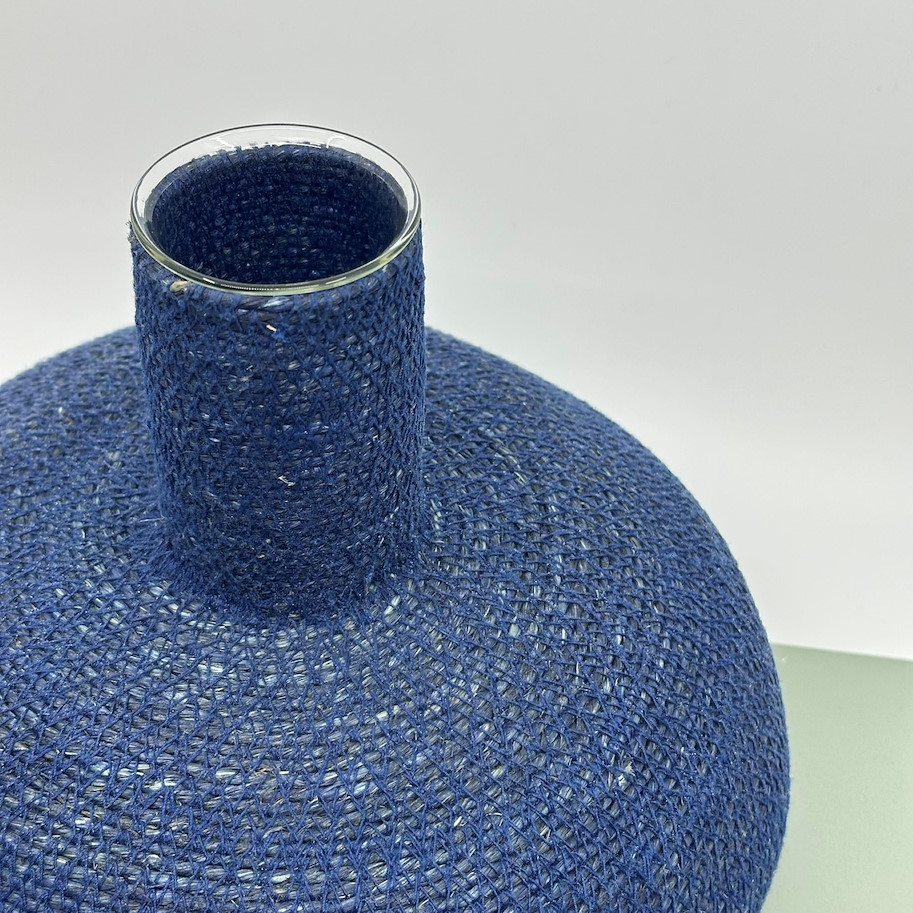 Vase Abaca blau