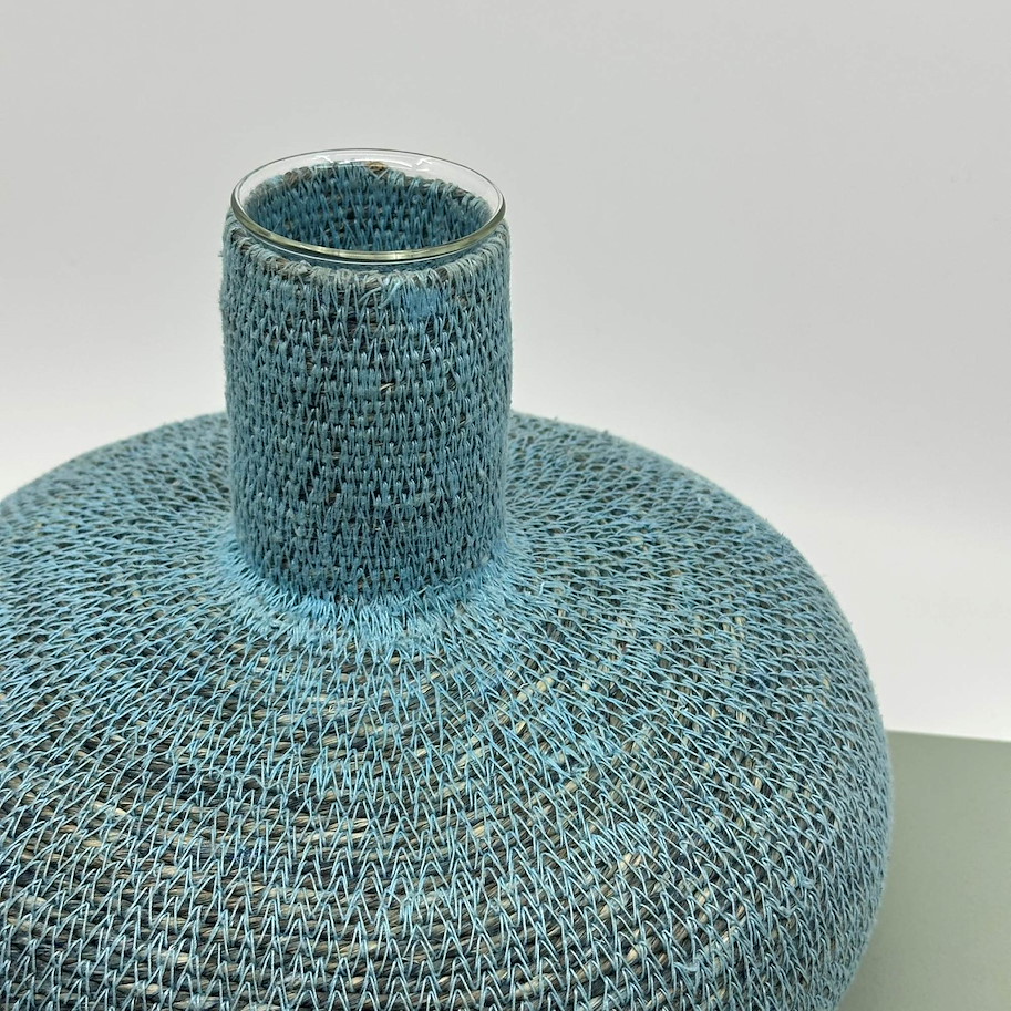 Vase Abaca Türkis