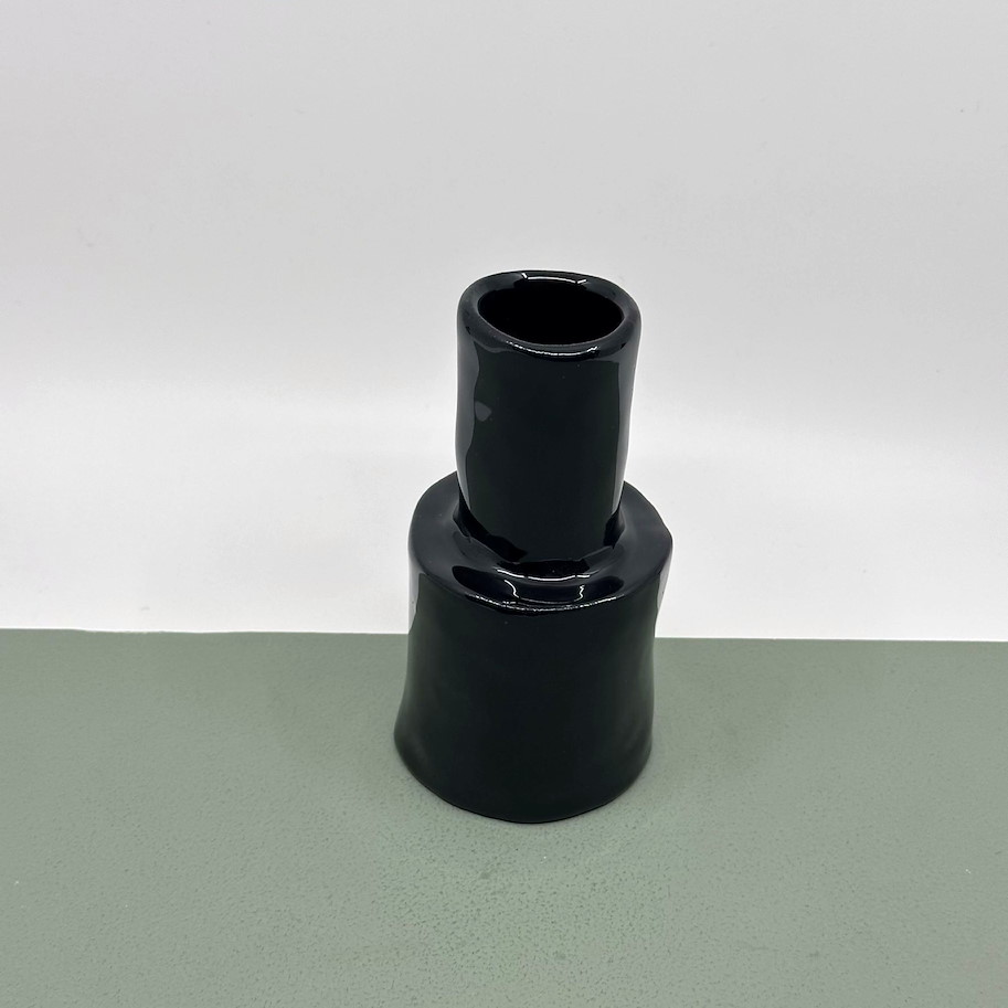 Vase 03 schwarz 