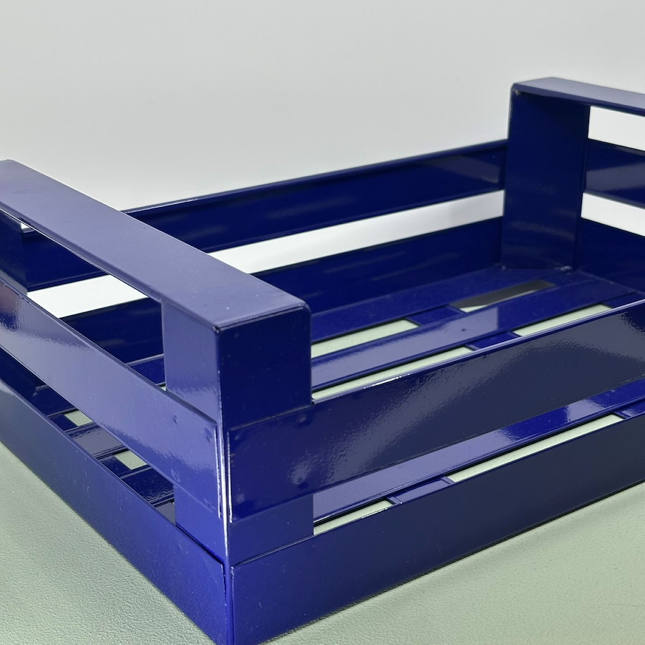Kiste gross blau