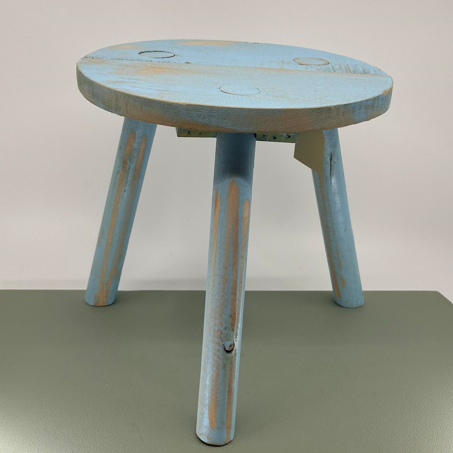 Hocker H:25cm D: 25cm hellblau