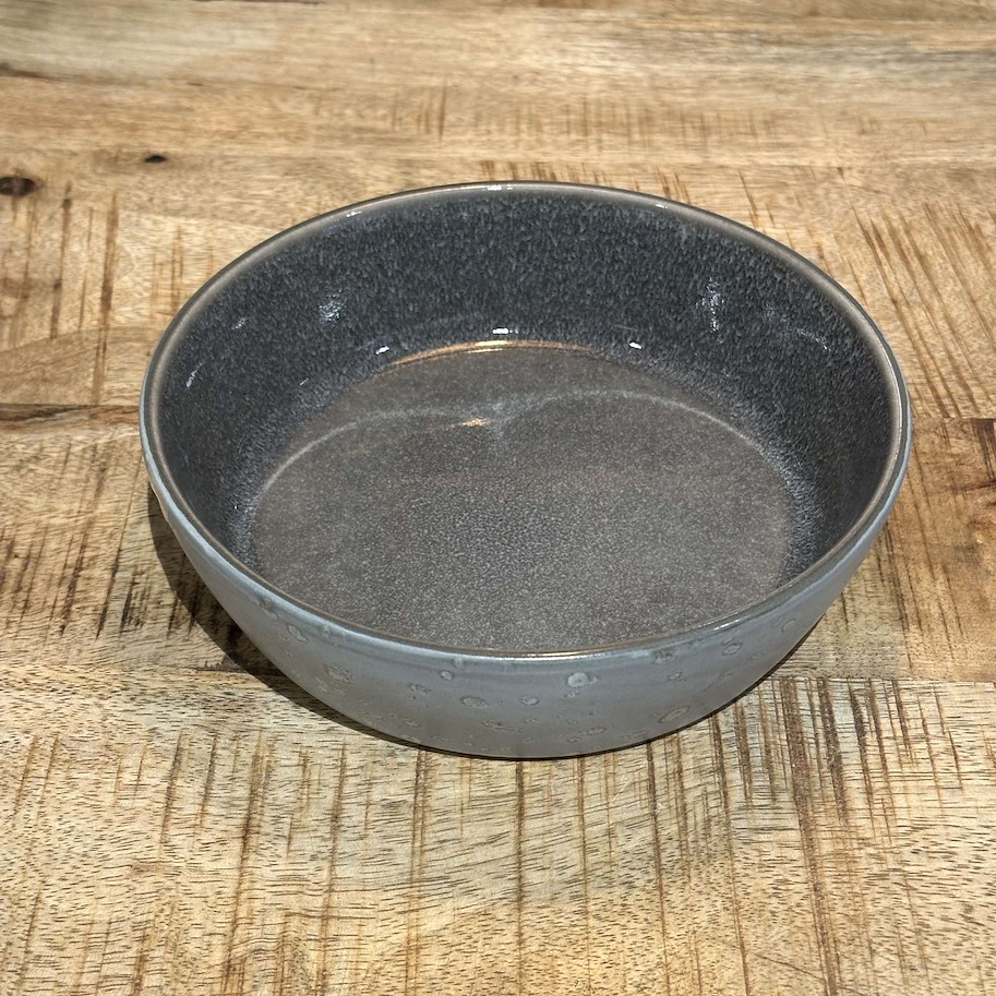 Schale 18cm grau/grau