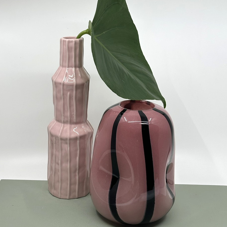 Vase Glas Burgundy