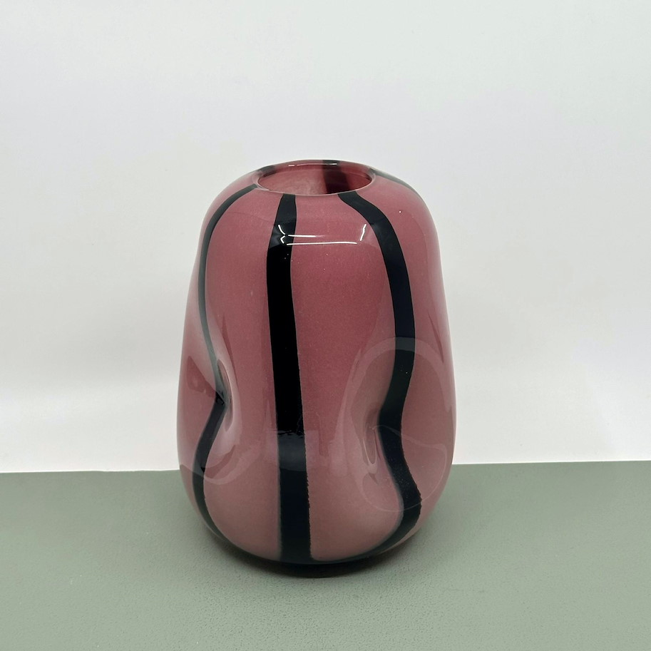 Vase Glas Burgundy
